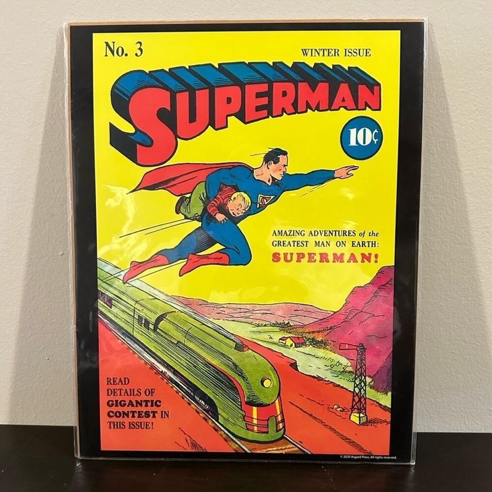 Poster: DC Comics - #3 Superman, December 1939
